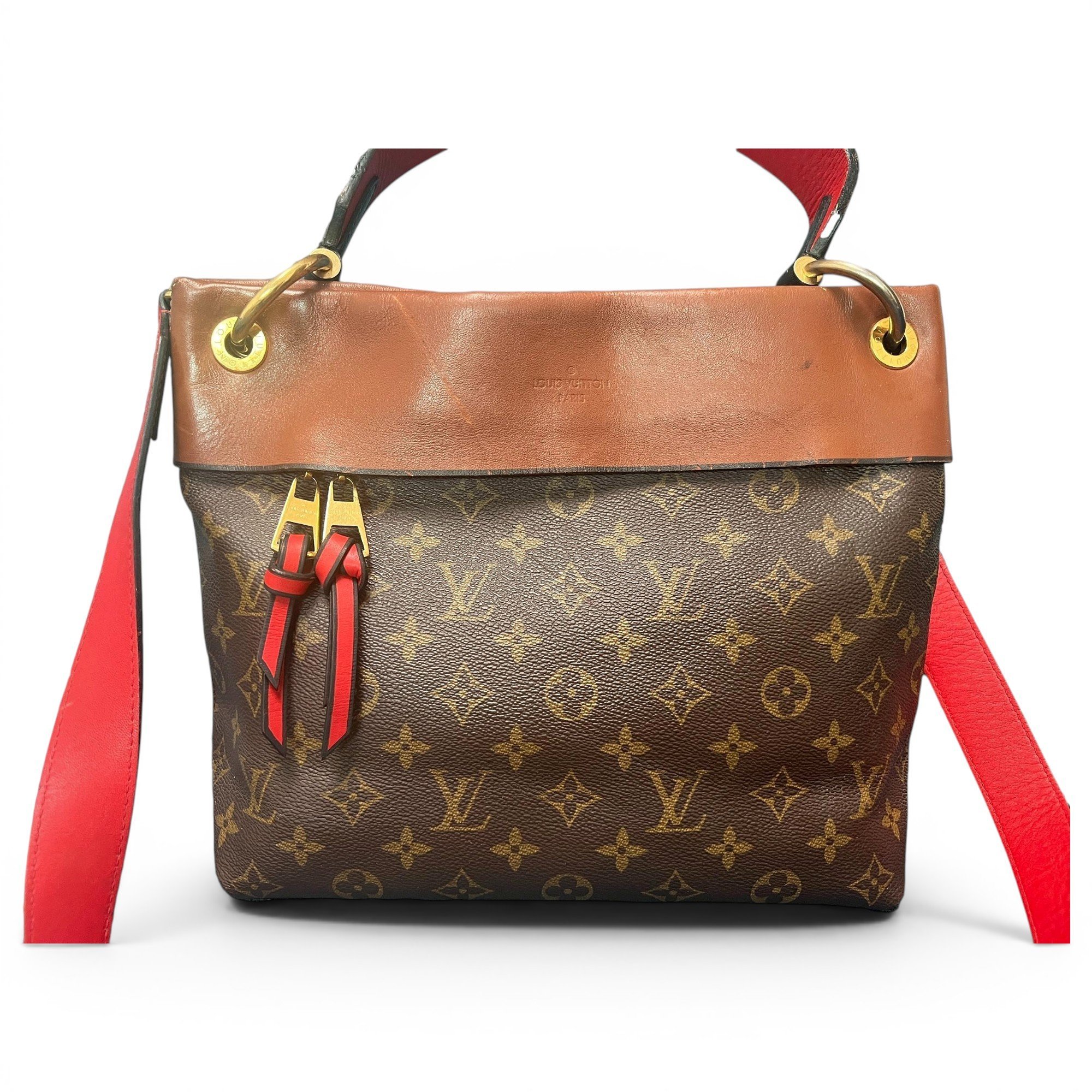 Tuileries leather crossbody bag