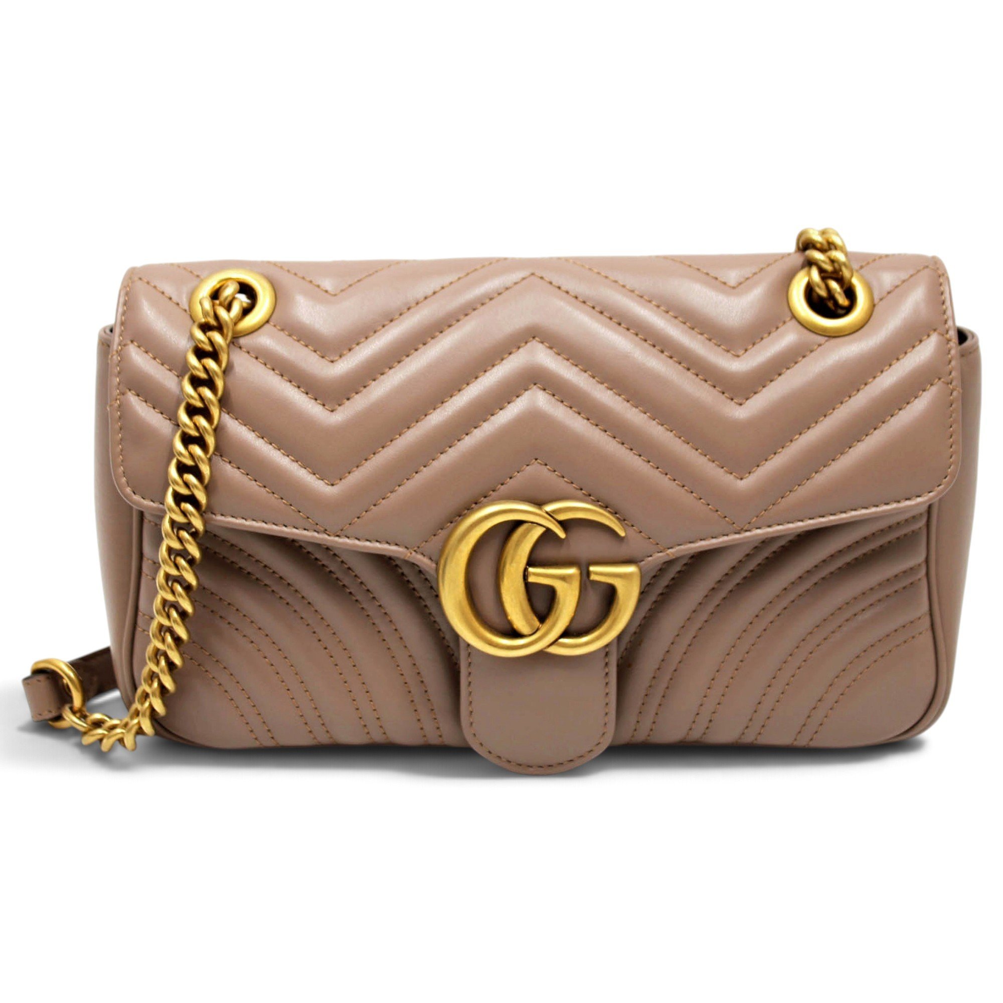 GG Marmont Chain Flap leather handbag