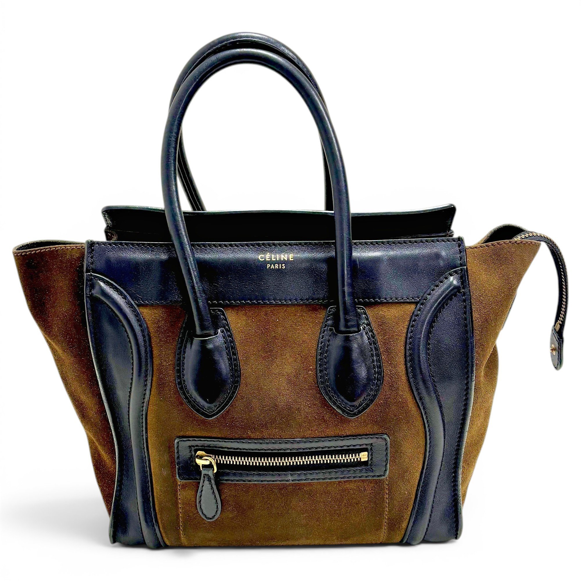 Luggage leather handbag