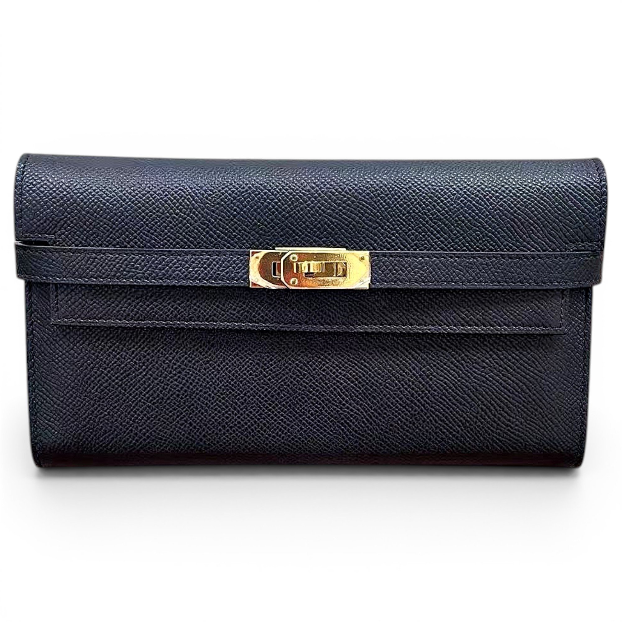 Kelly to go leather clutch bag