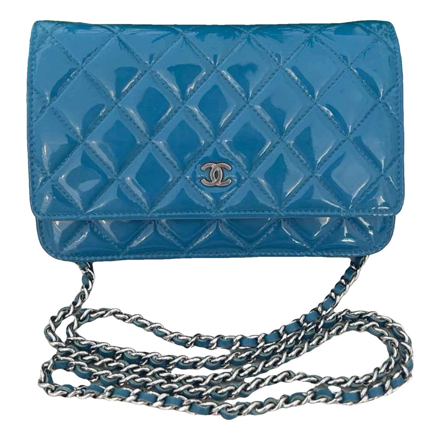 Wallet On Chain Timeless/Classique patent leather crossbody bag