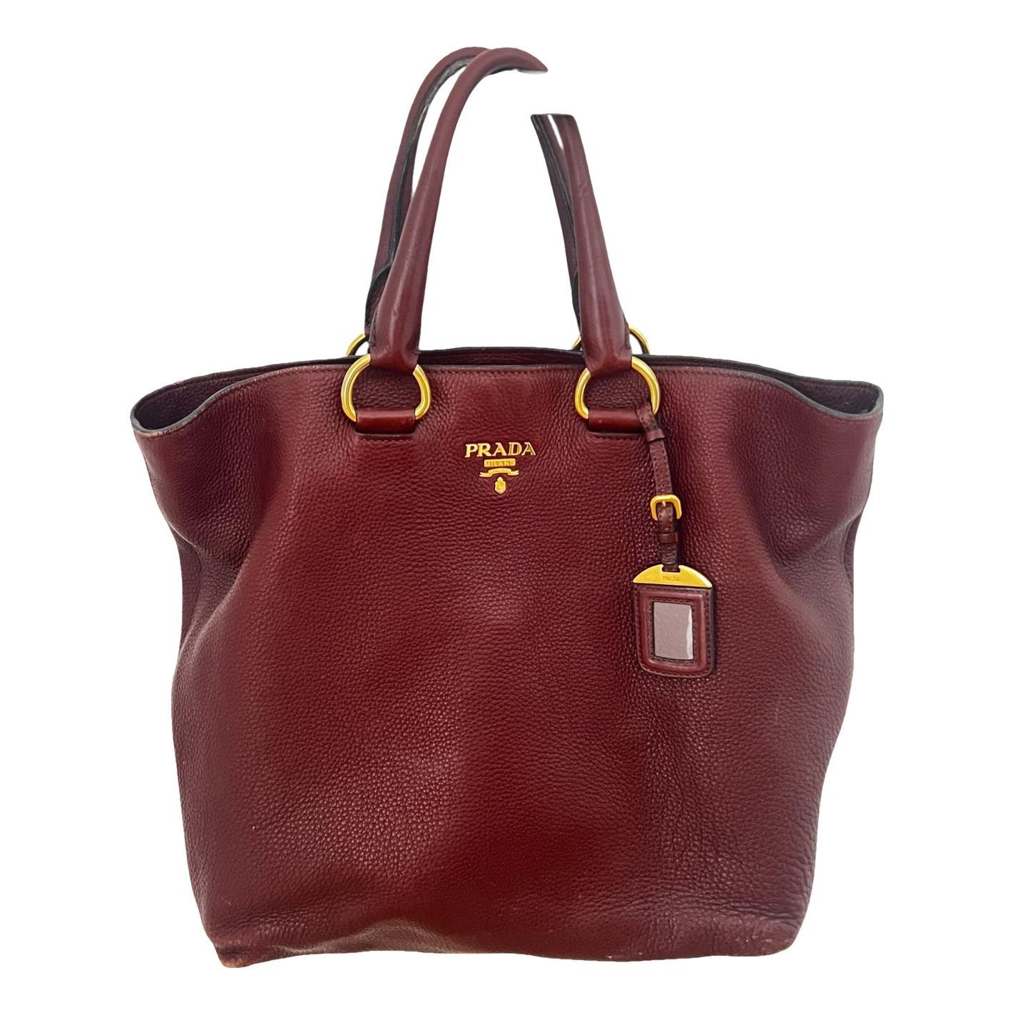 Leather tote