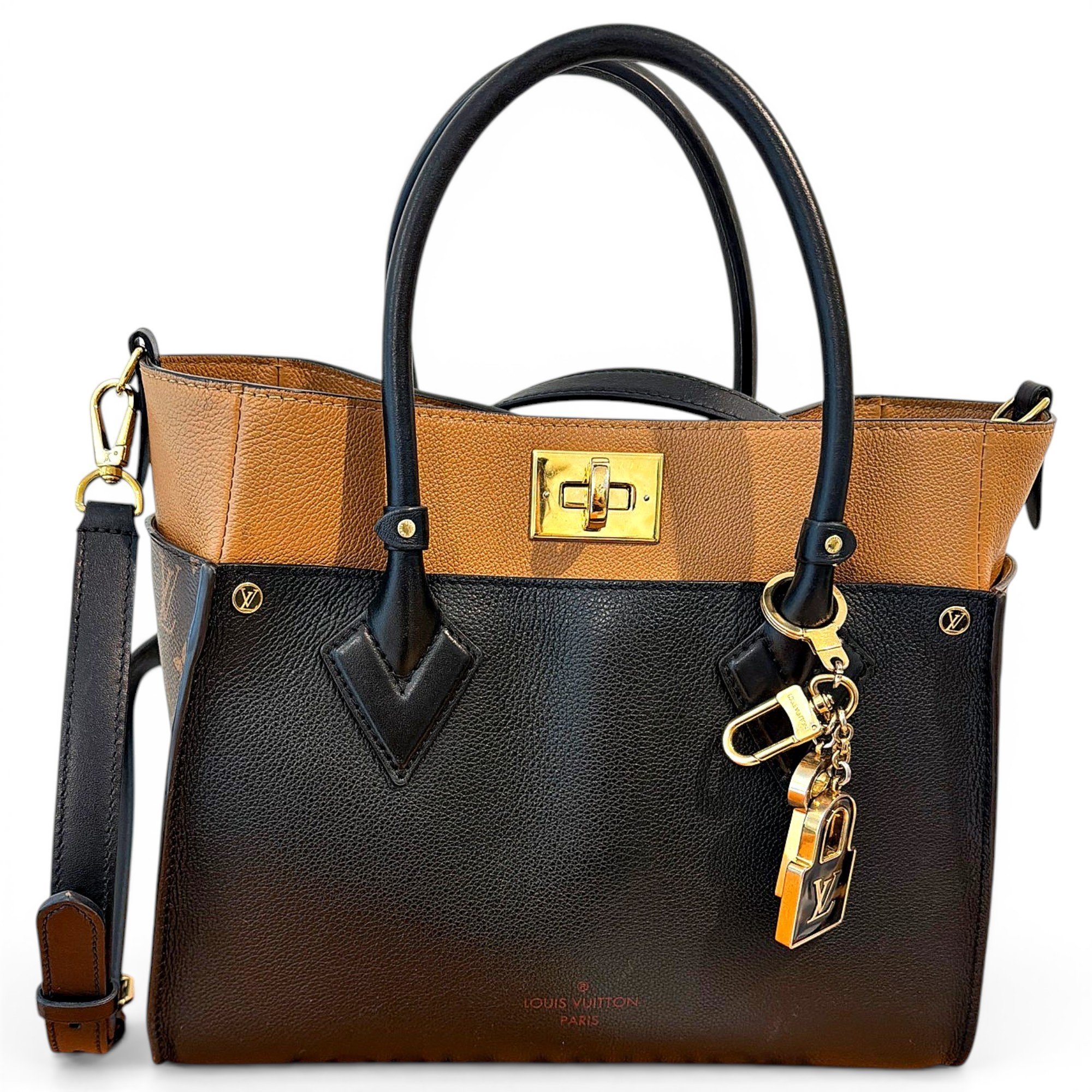 On My Side leather handbag
