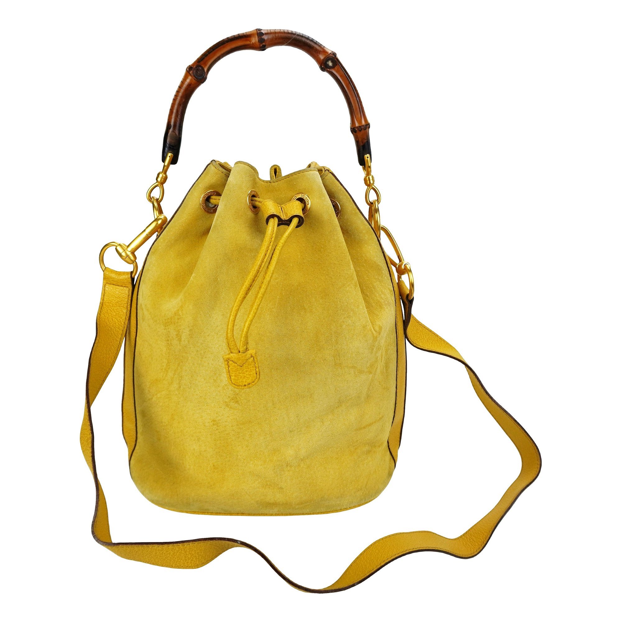 Miss Bamboo Bucket crossbody bag