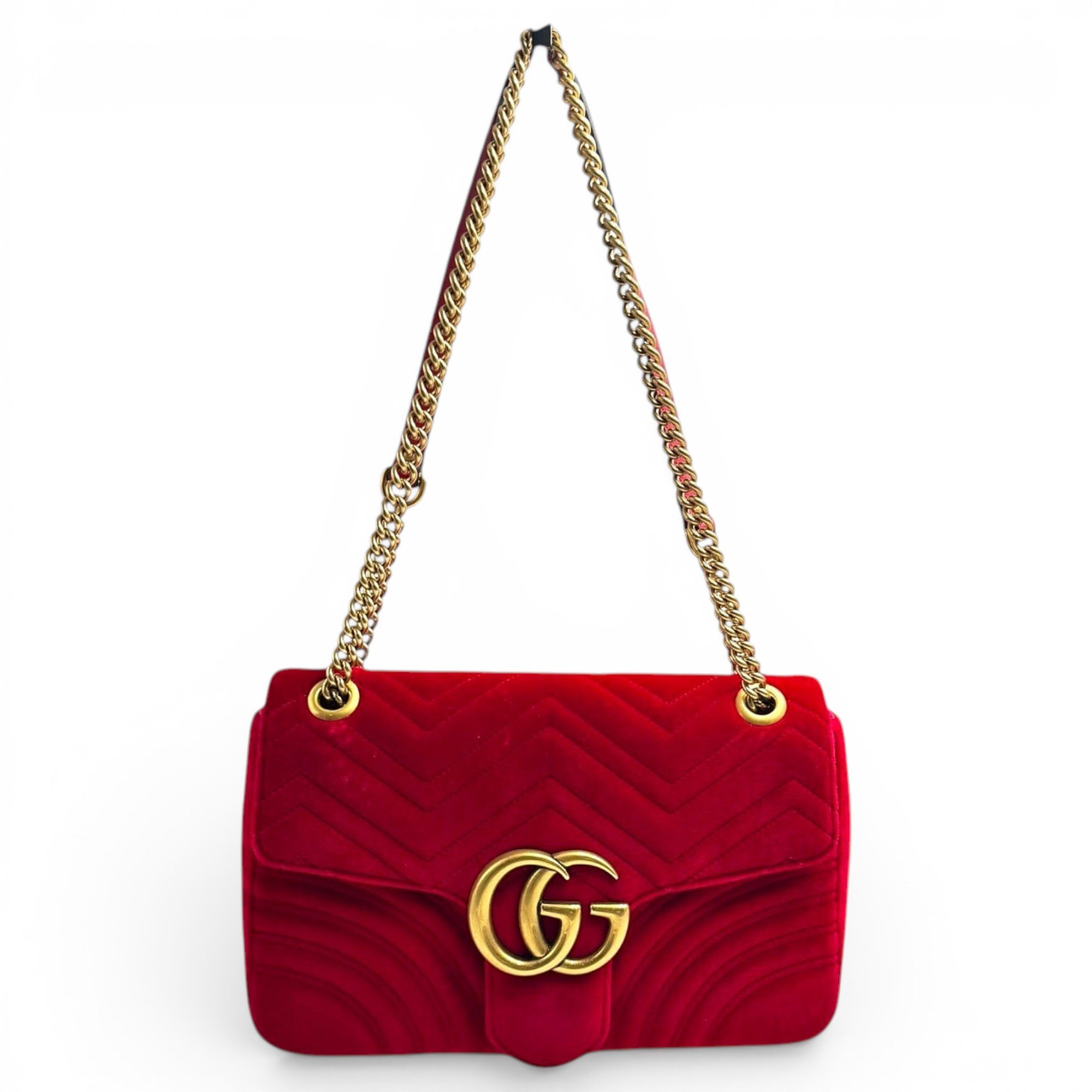 Marmont velvet crossbody bag