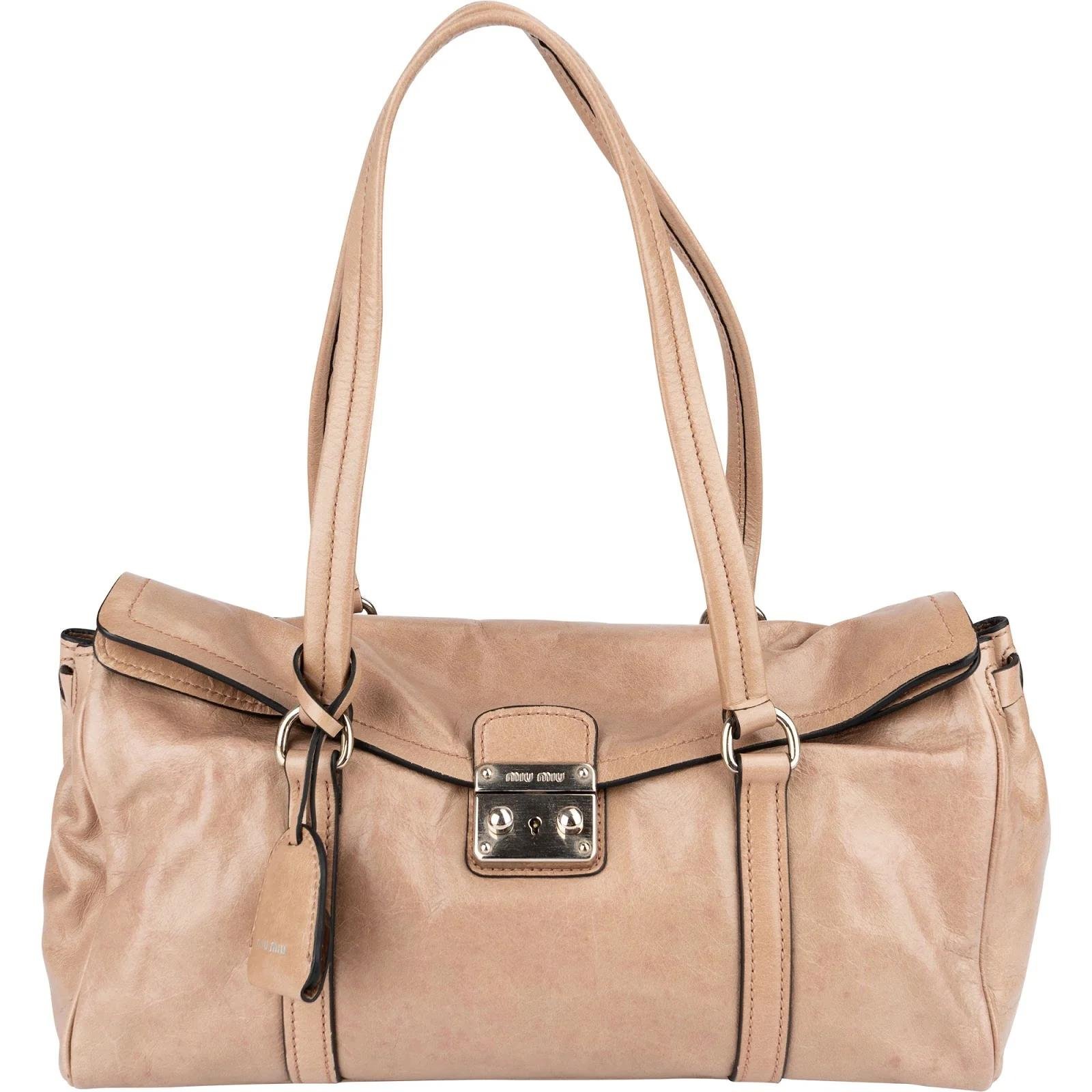 Miu Miu Vitello leather handbag