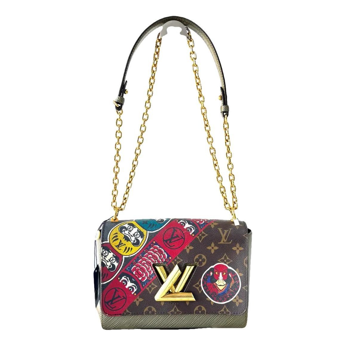 Twist leather crossbody bag