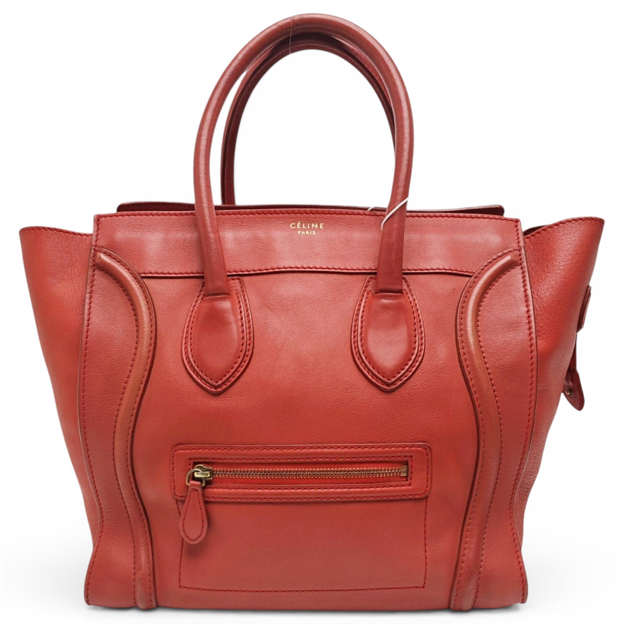 Luggage leather handbag