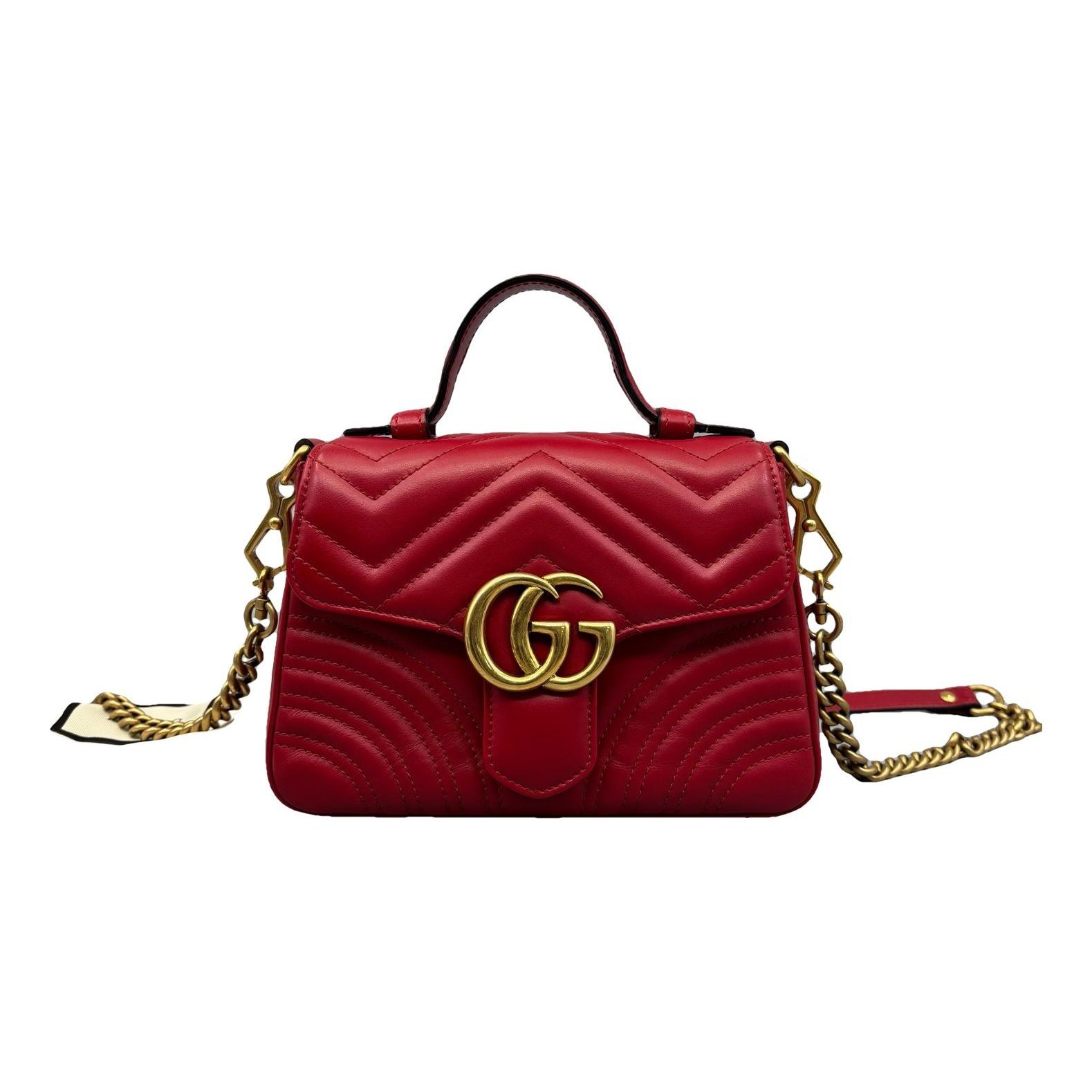 GG Marmont Flap leather handbag