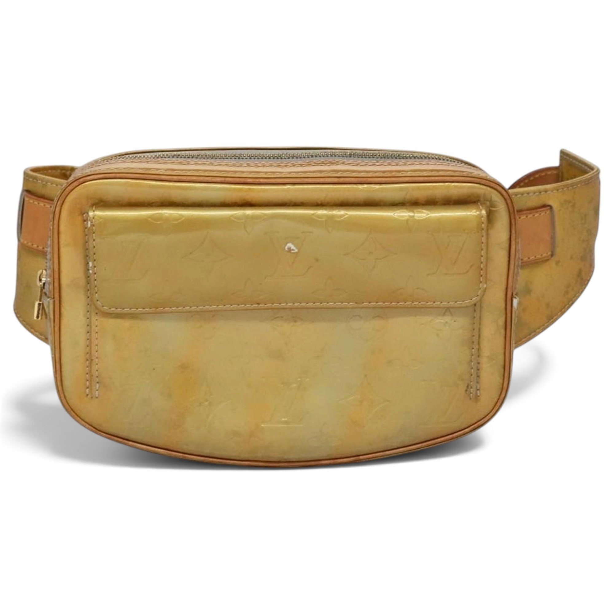 Fulton patent leather bag