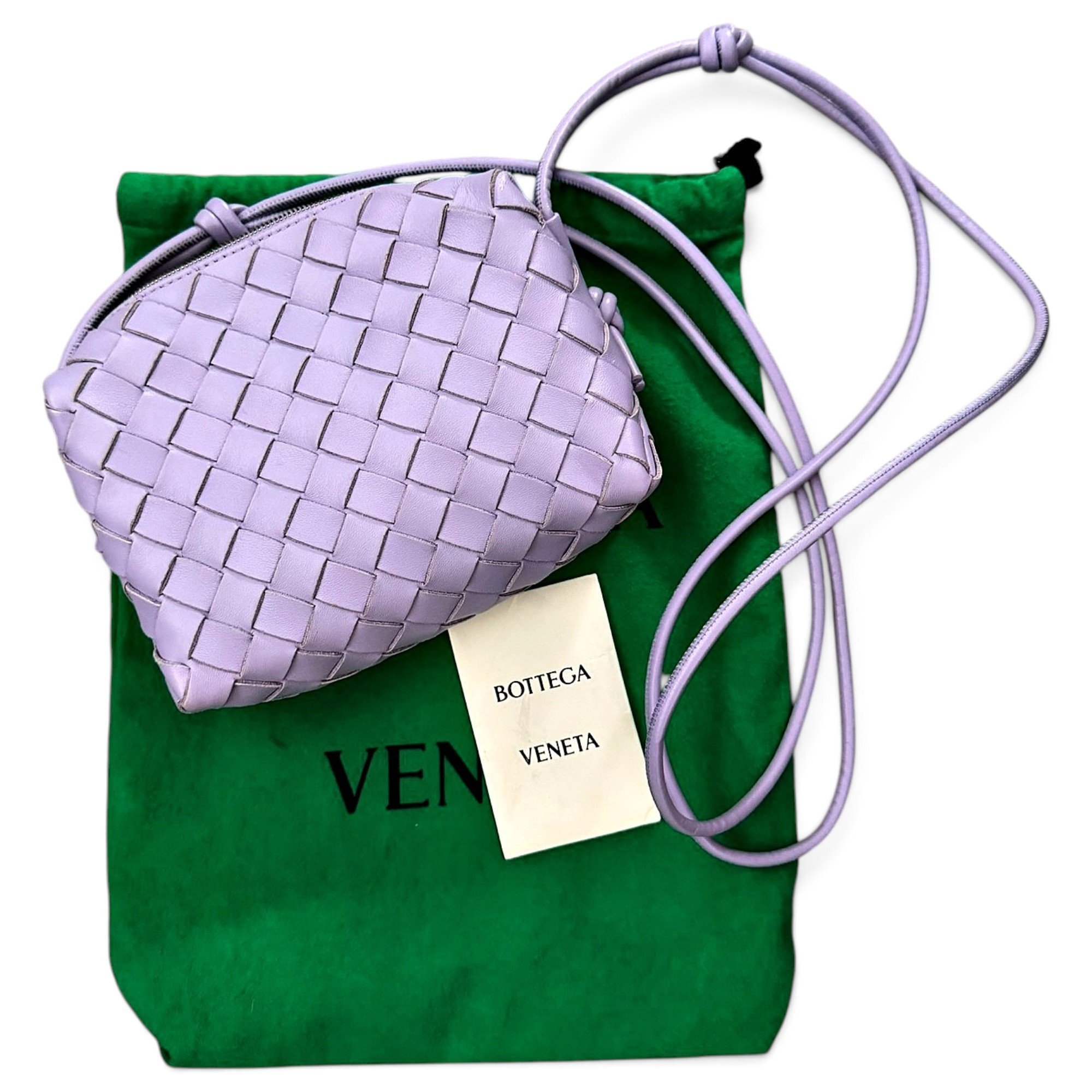 Loop leather crossbody bag