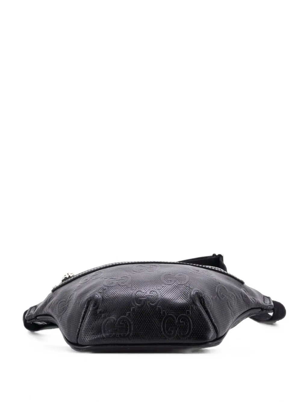 GG Embossed Perforated Leather Small belt bag