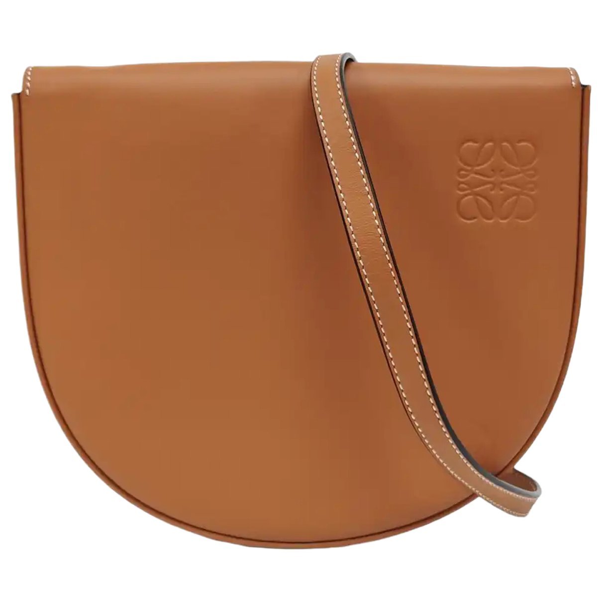 Heel leather crossbody bag