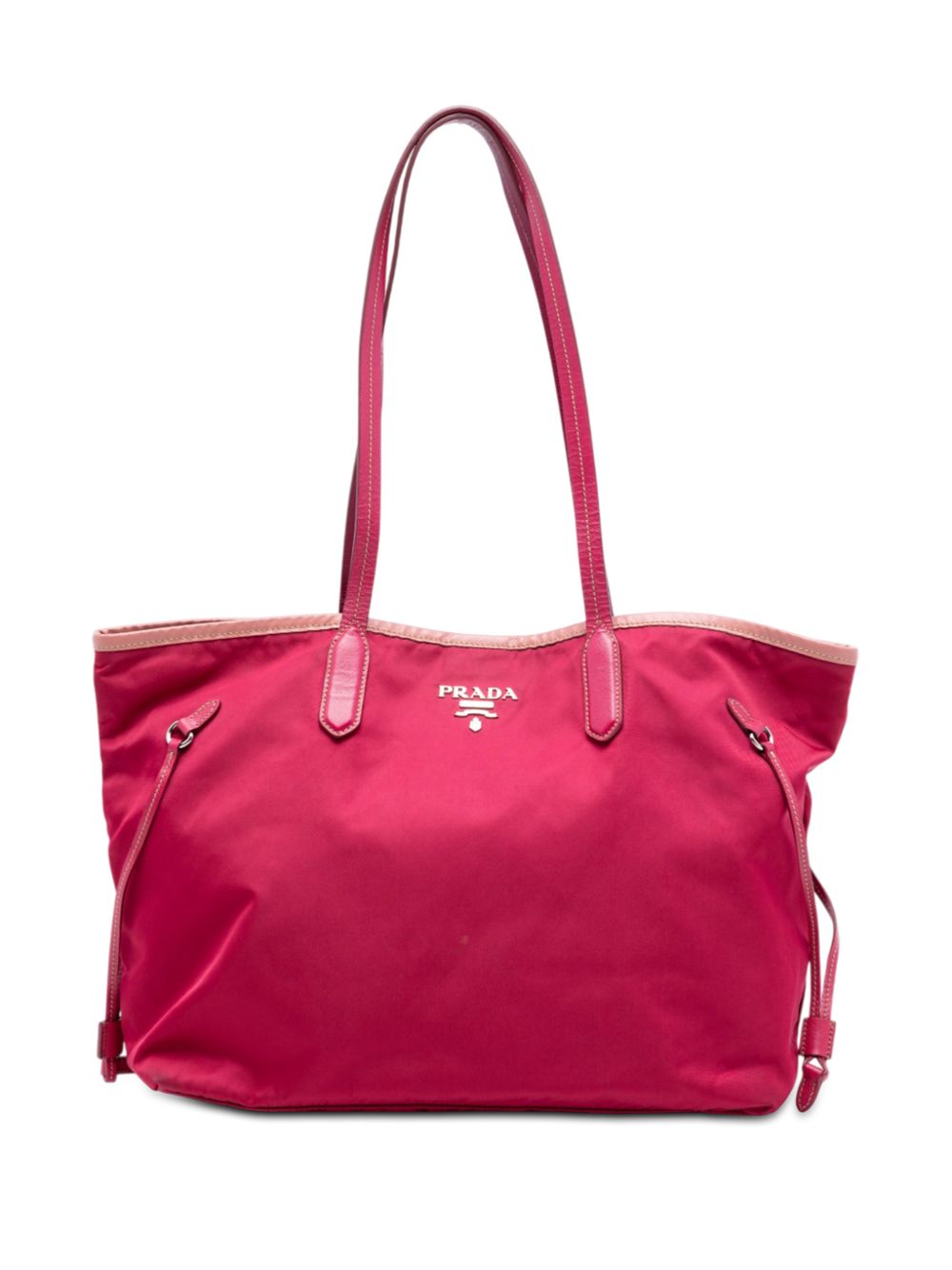Prada 2013-2025 Saffiano Trimmed Tessuto Open Convertible Tote satchel