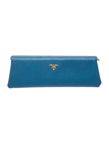 Saffiano Leather Clutch