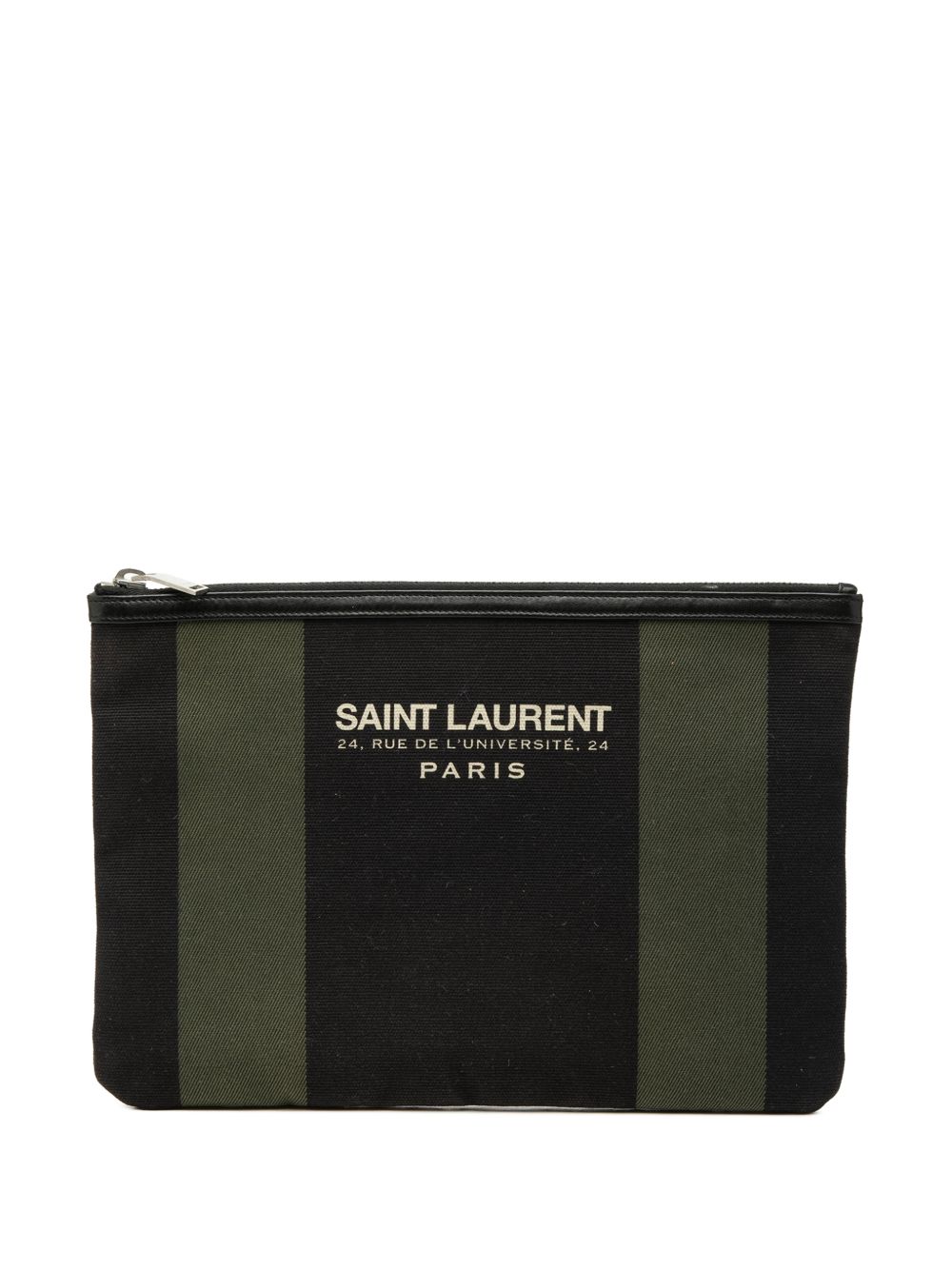 2016 Canvas Beach Zip clutch bag