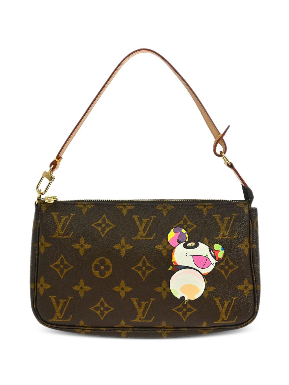 Louis Vuitton 2004 monogram panda pochette accessoires shoulder bag