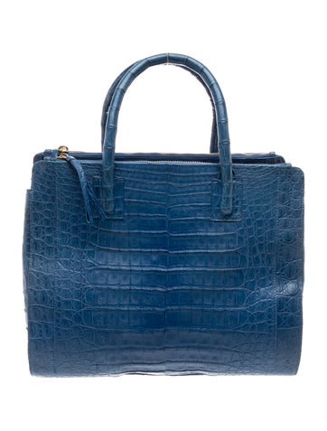 Nancy Gonzalez Crocodile Top Handle Bag