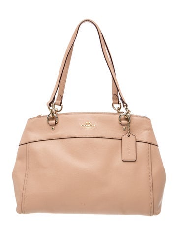 Leather Top Handle Bag