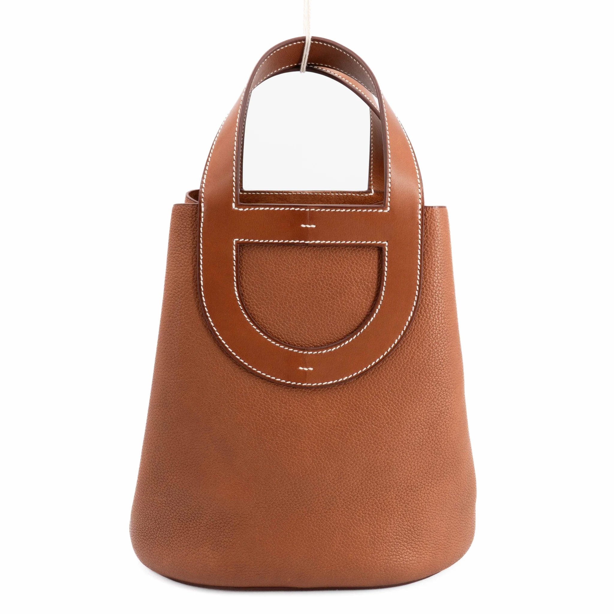 Very Good ( Rank A) HERMÈS In-The-Loop 23 Fauve (34) Barenia Gold hardware U (2022)