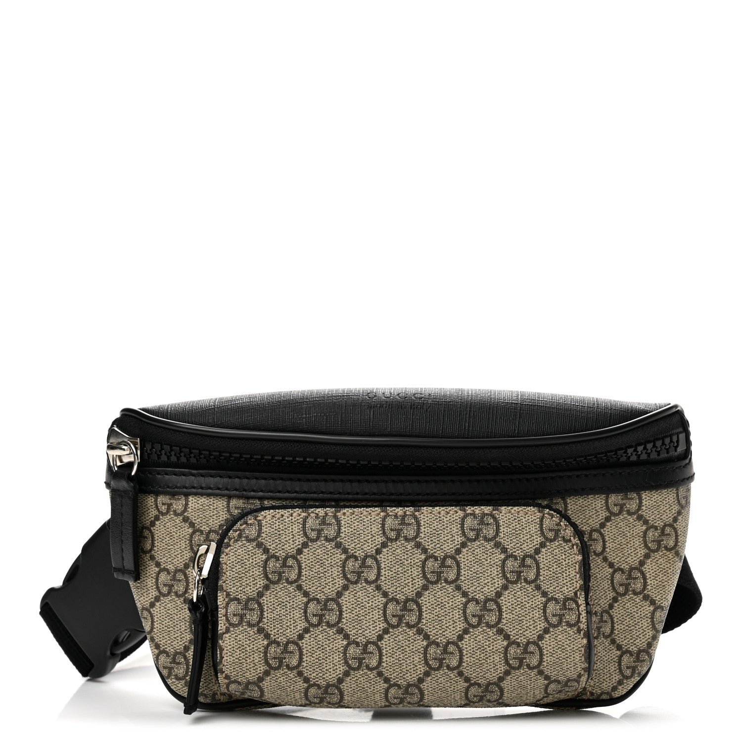 Gucci GG Supreme Monogram Belt Bag Black