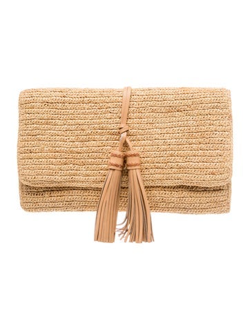 Raffia Clutch