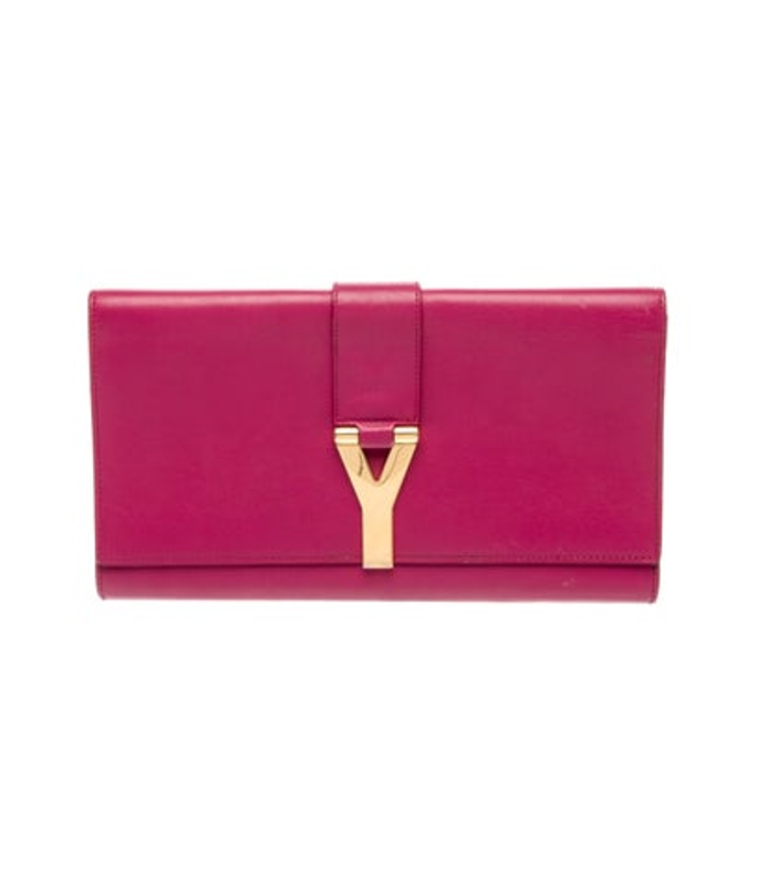 Saint Laurent Laurent Leather Clutch