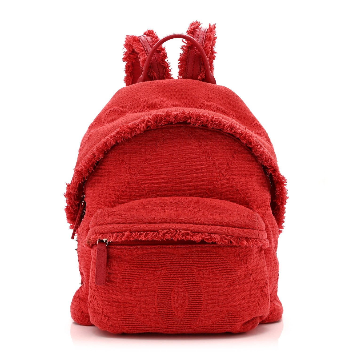 Chanel Canvas Double Face Backpack Red