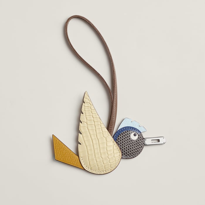 Hermès Birdy charm H083886CKAE — alligator/lizard mix (China)