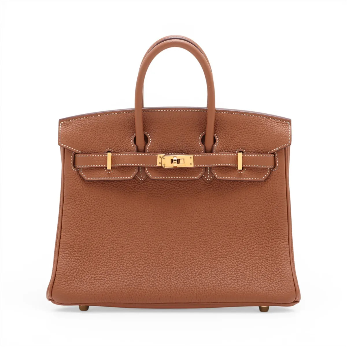 Hermès Birkin 25 Le Tournay Togo Gold Gold Metal Fittings