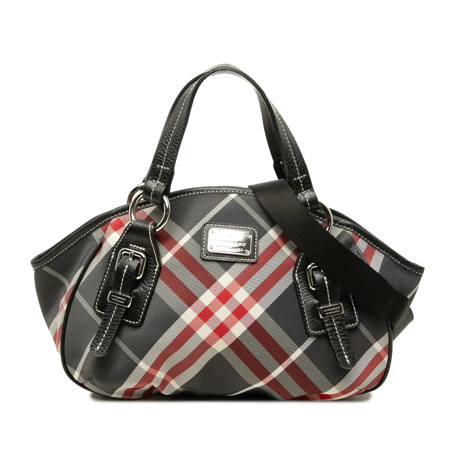 Supernova Check Nylon Satchel