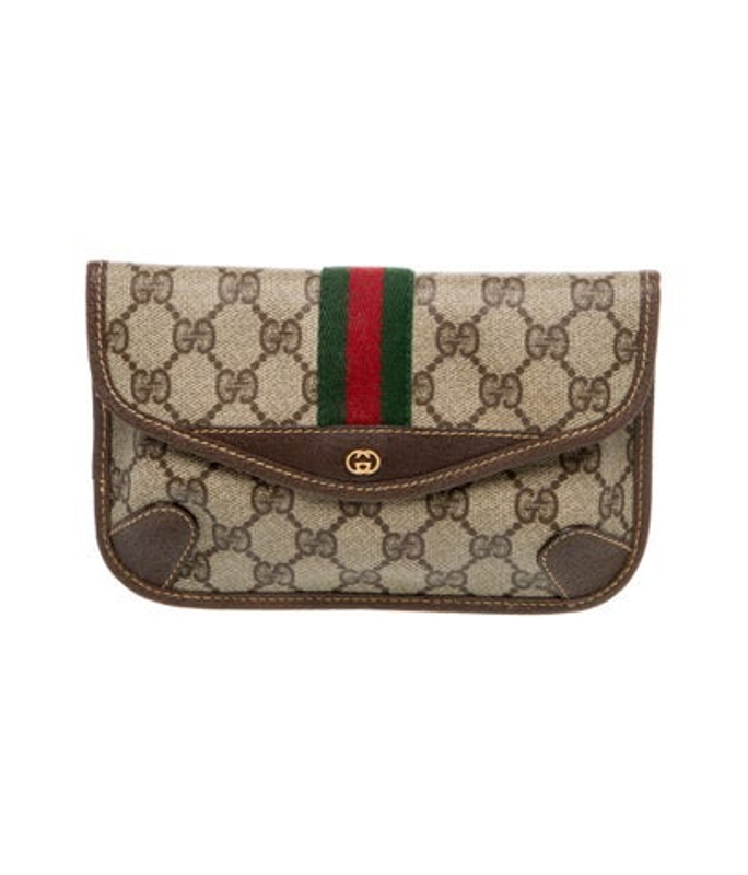 Gucci Gg Supreme Clutch