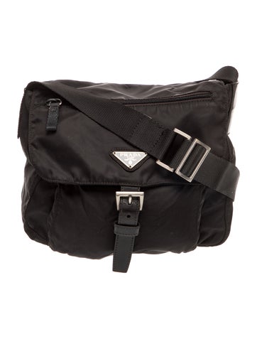 Tessuto Nylon Messenger Bag