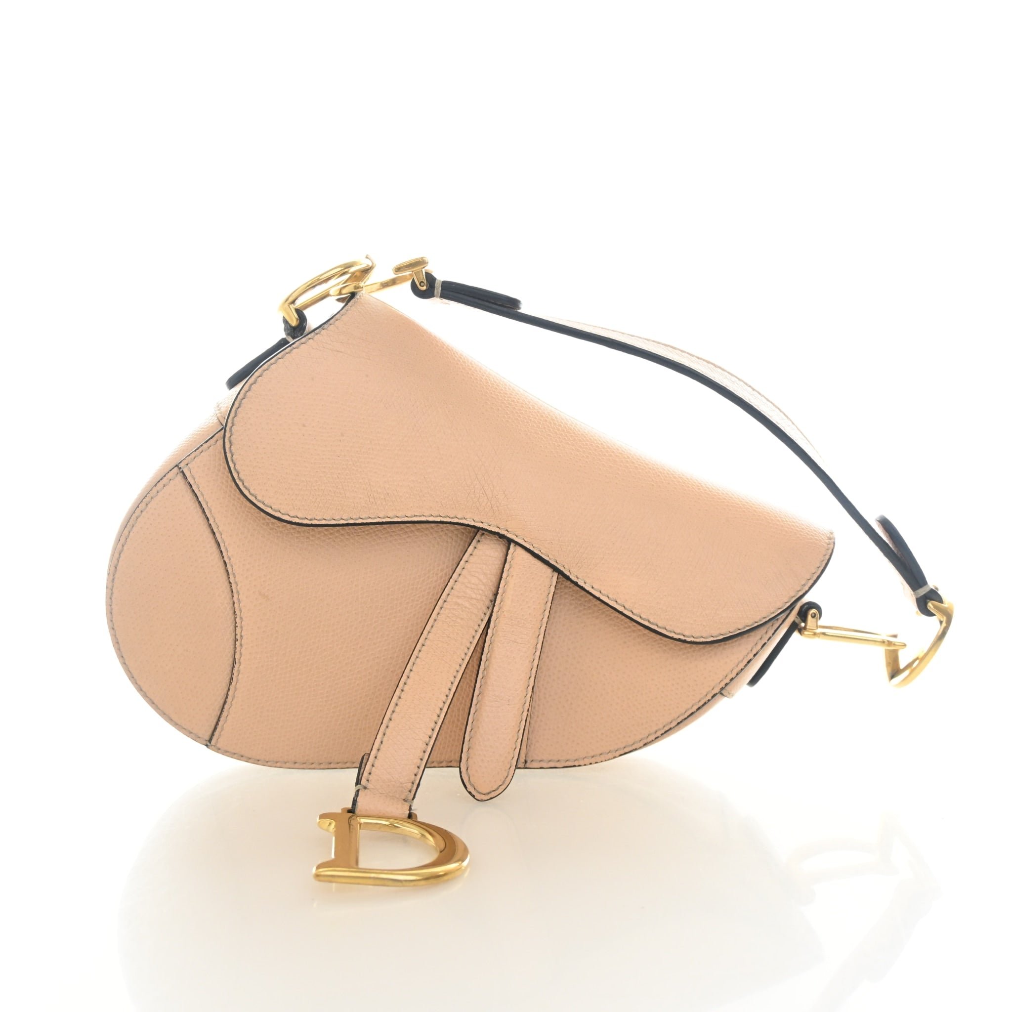 Christian Dior Mini Calfskin Saddle Bag