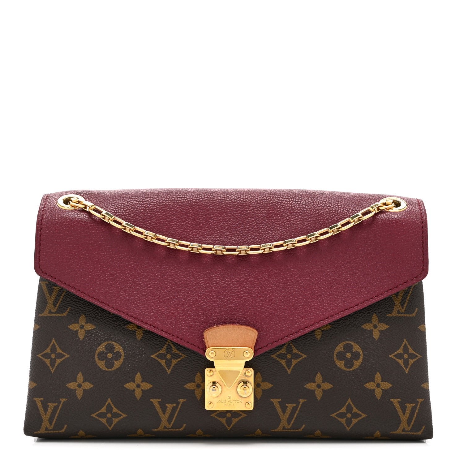 Louis Vuitton Monogram Pallas Chain Aurore