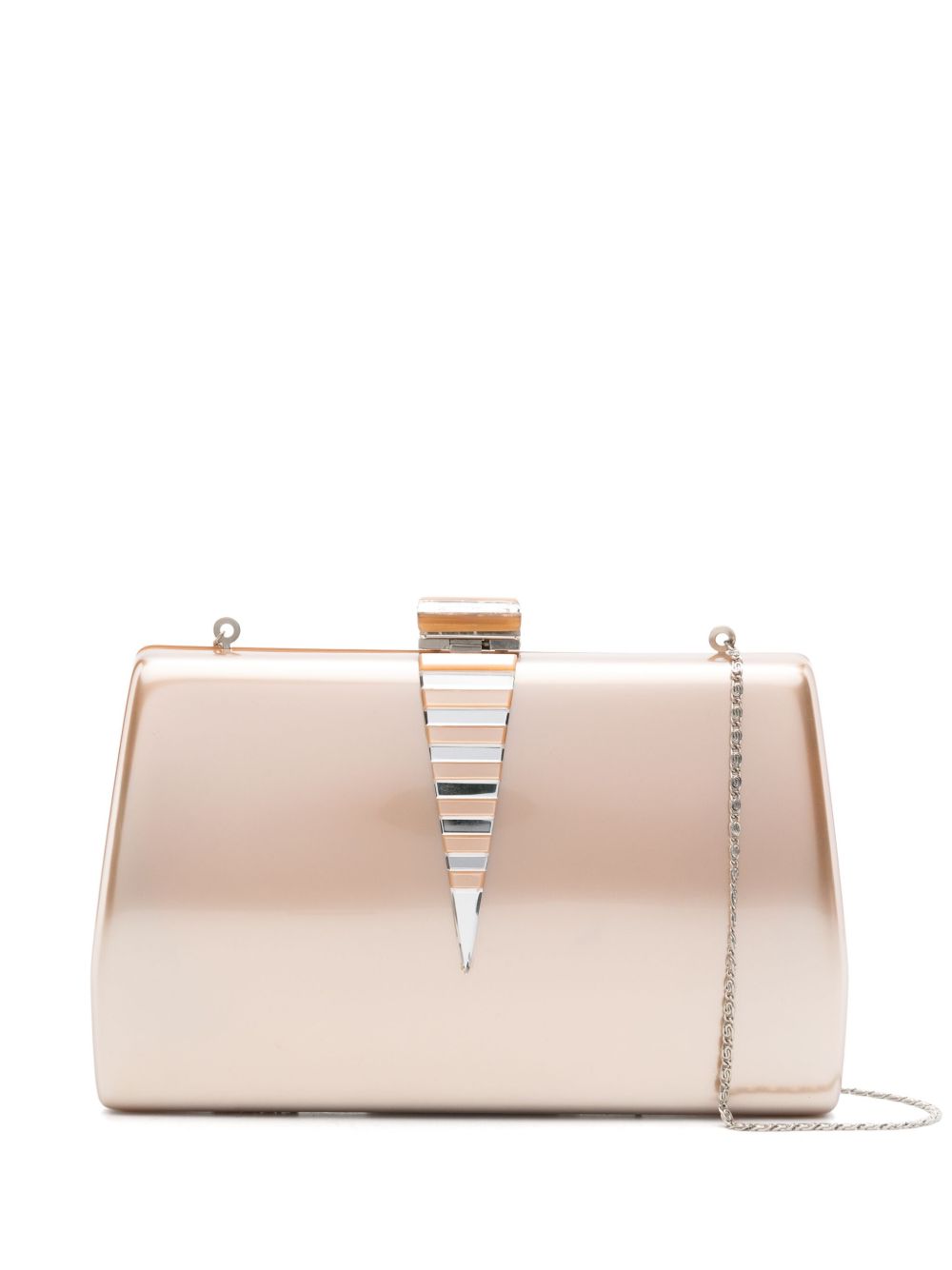 Ferragamo 2000s shine detail clutch bag