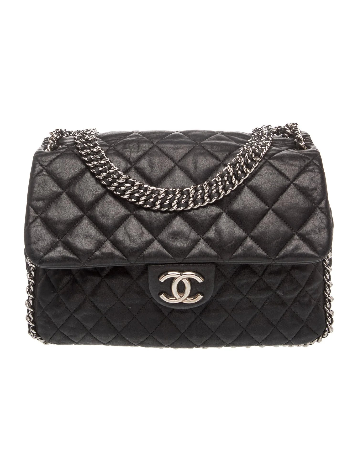 Maxi Chain Around Flap Bag