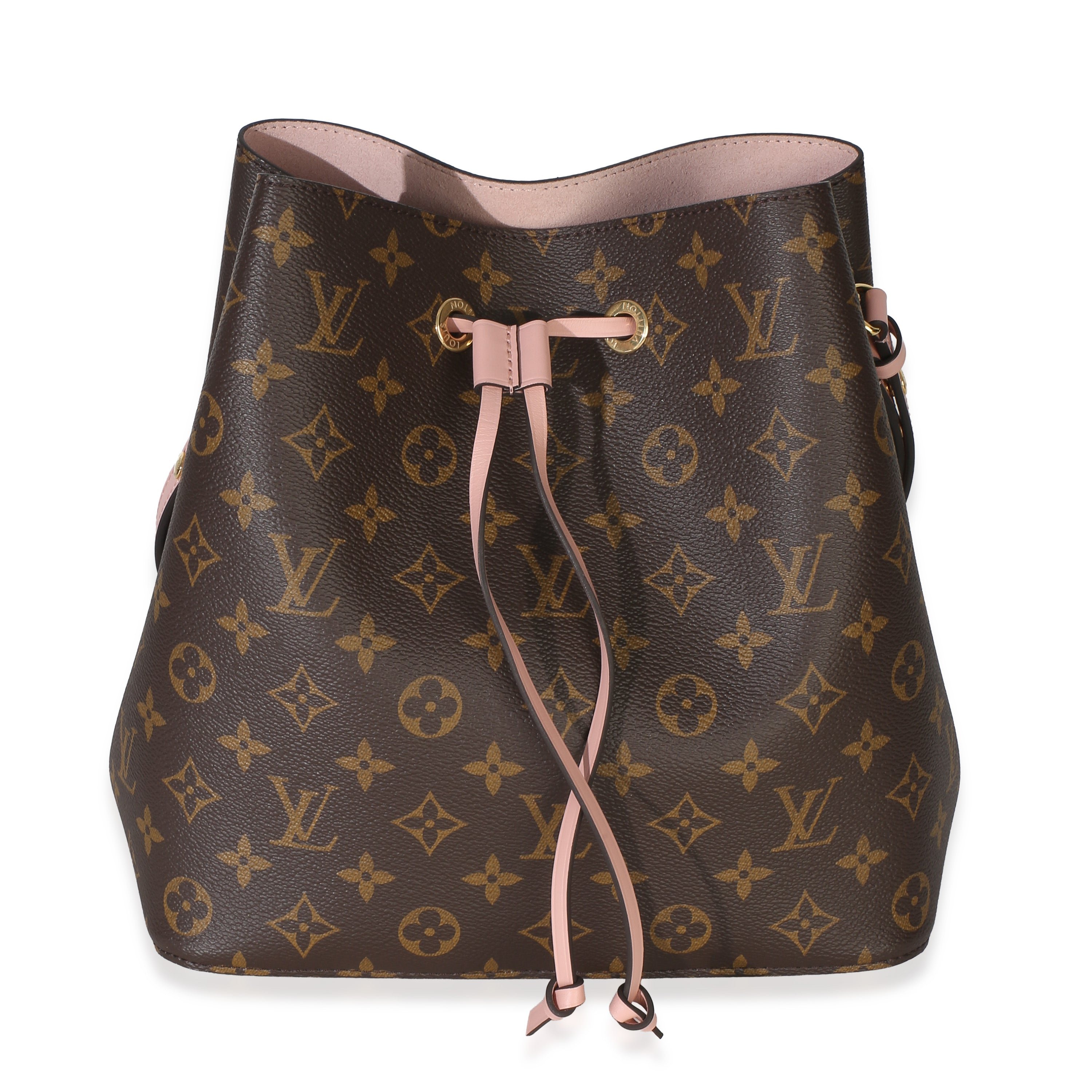 Rose Poudre Damier Ebene Canvas Neonoe MM