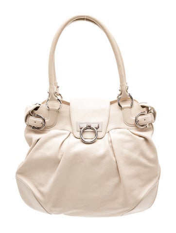 Ferragamo Leather Top Handle Bag