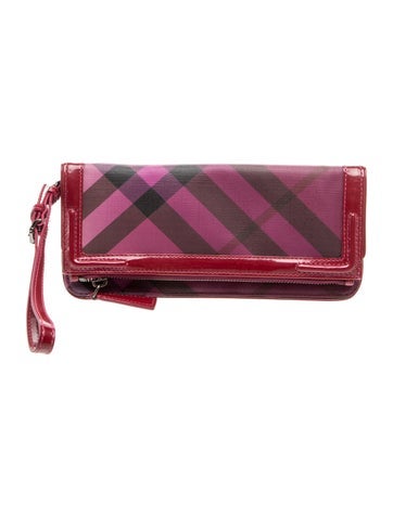 Burberry Super Nova Check Clutch