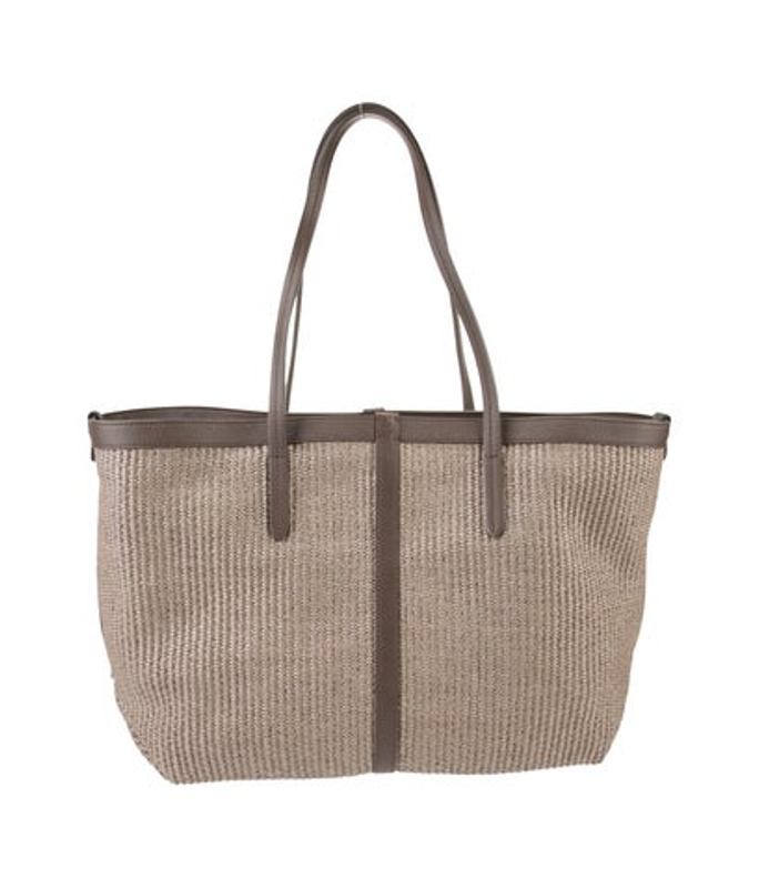 Brunello Cucinelli Cucinelli Raffia Tote