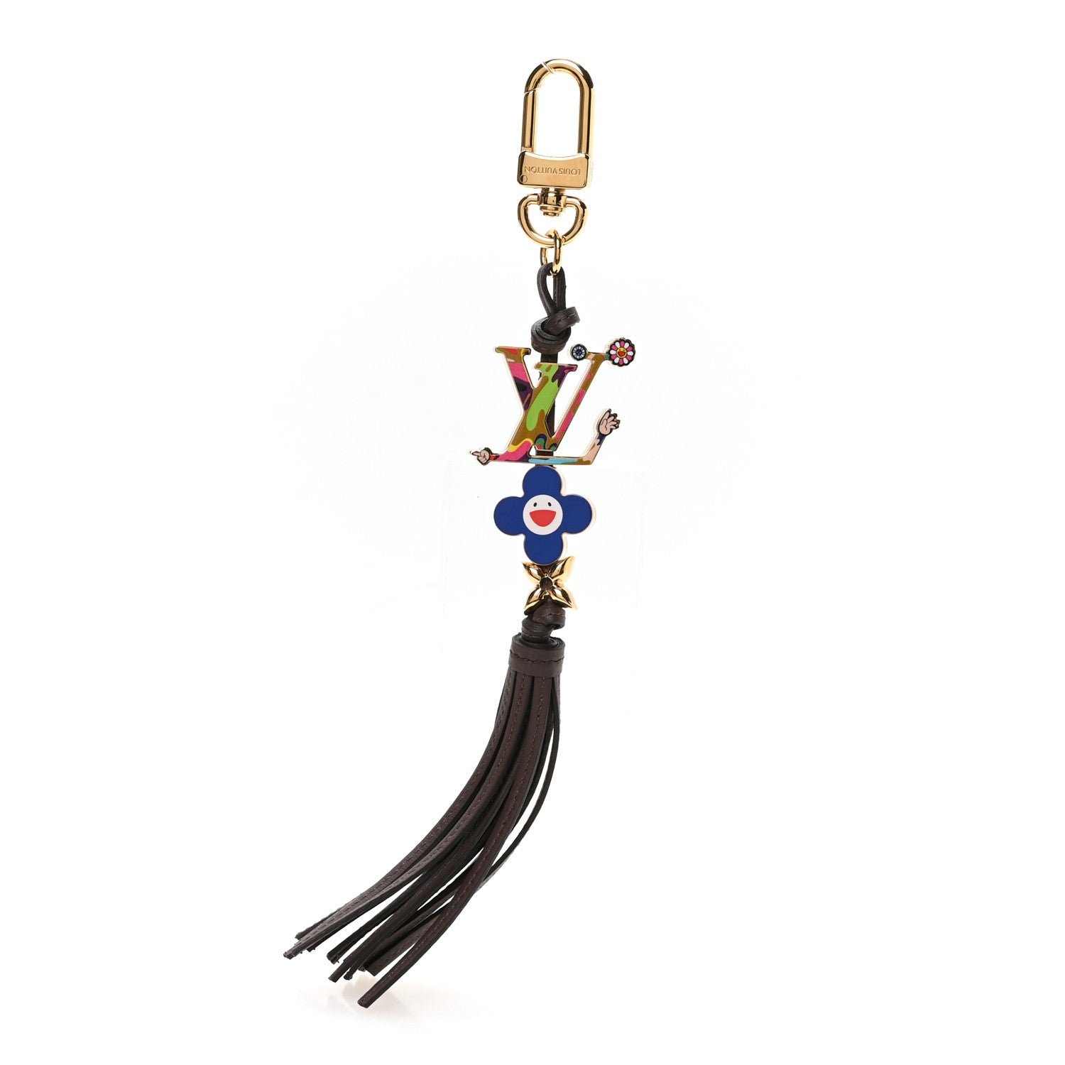 Louis Vuitton LV X TM LV Bloom Superflat Key Holder Multicolor