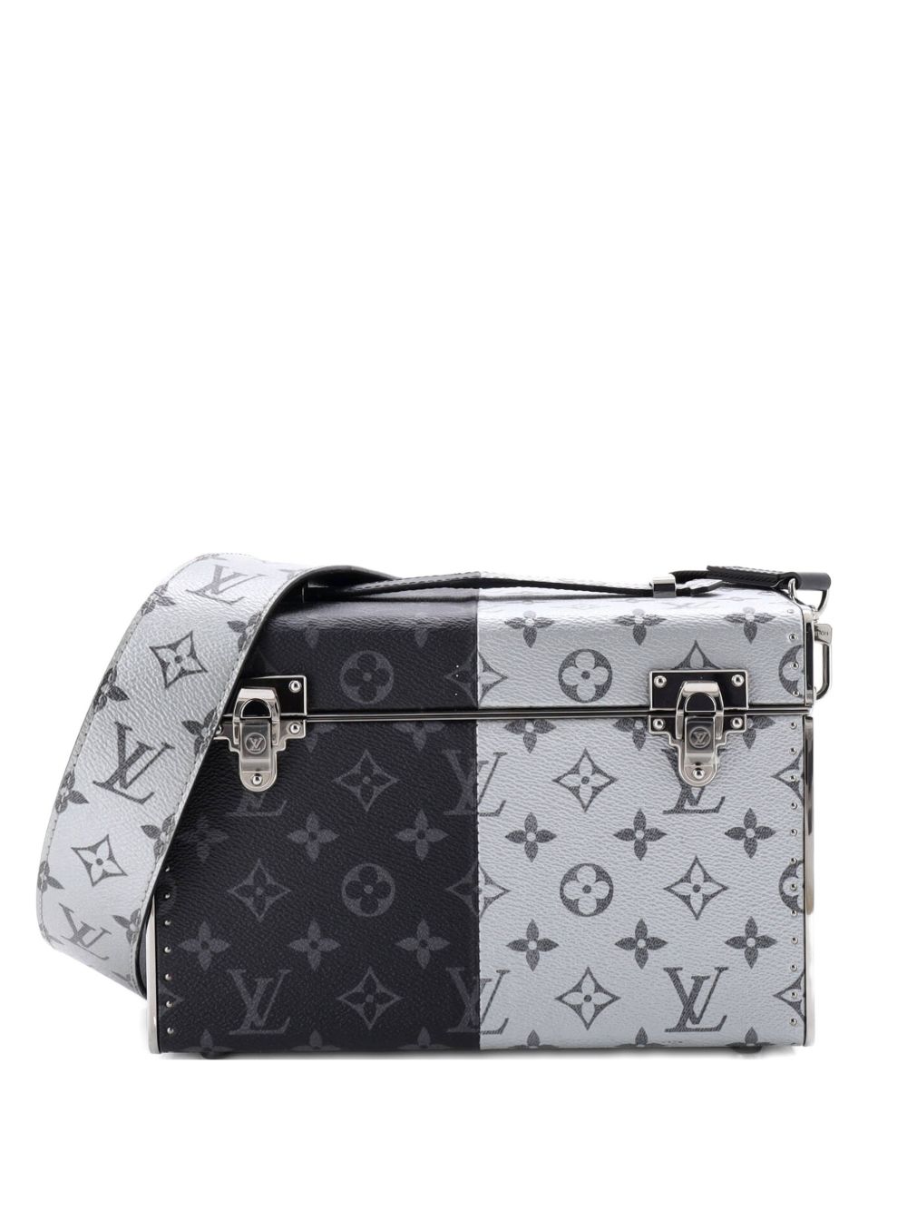 Trunk Monogram Eclipse Split Canvas Mini shoulder bag