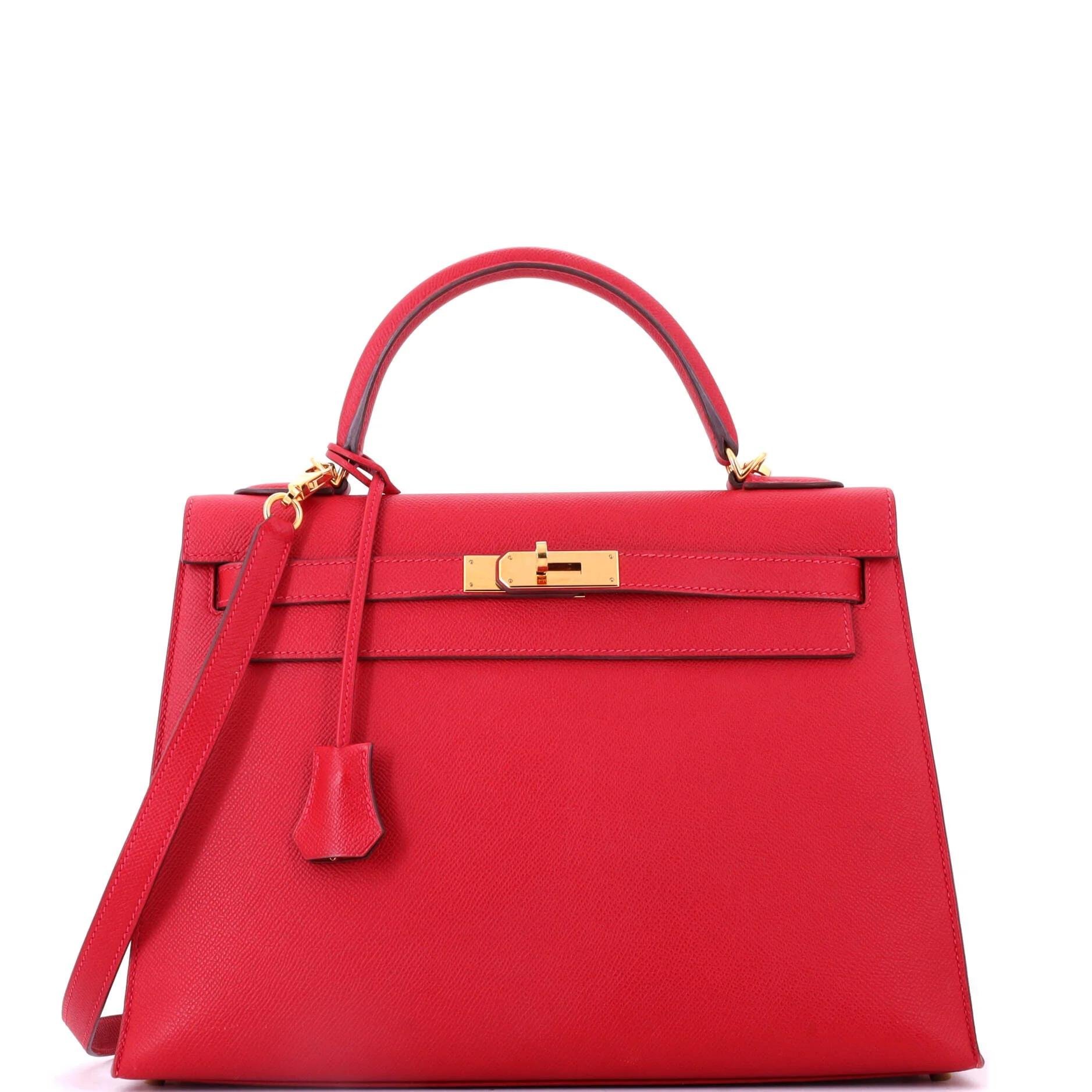 Kelly 32 leather handbag