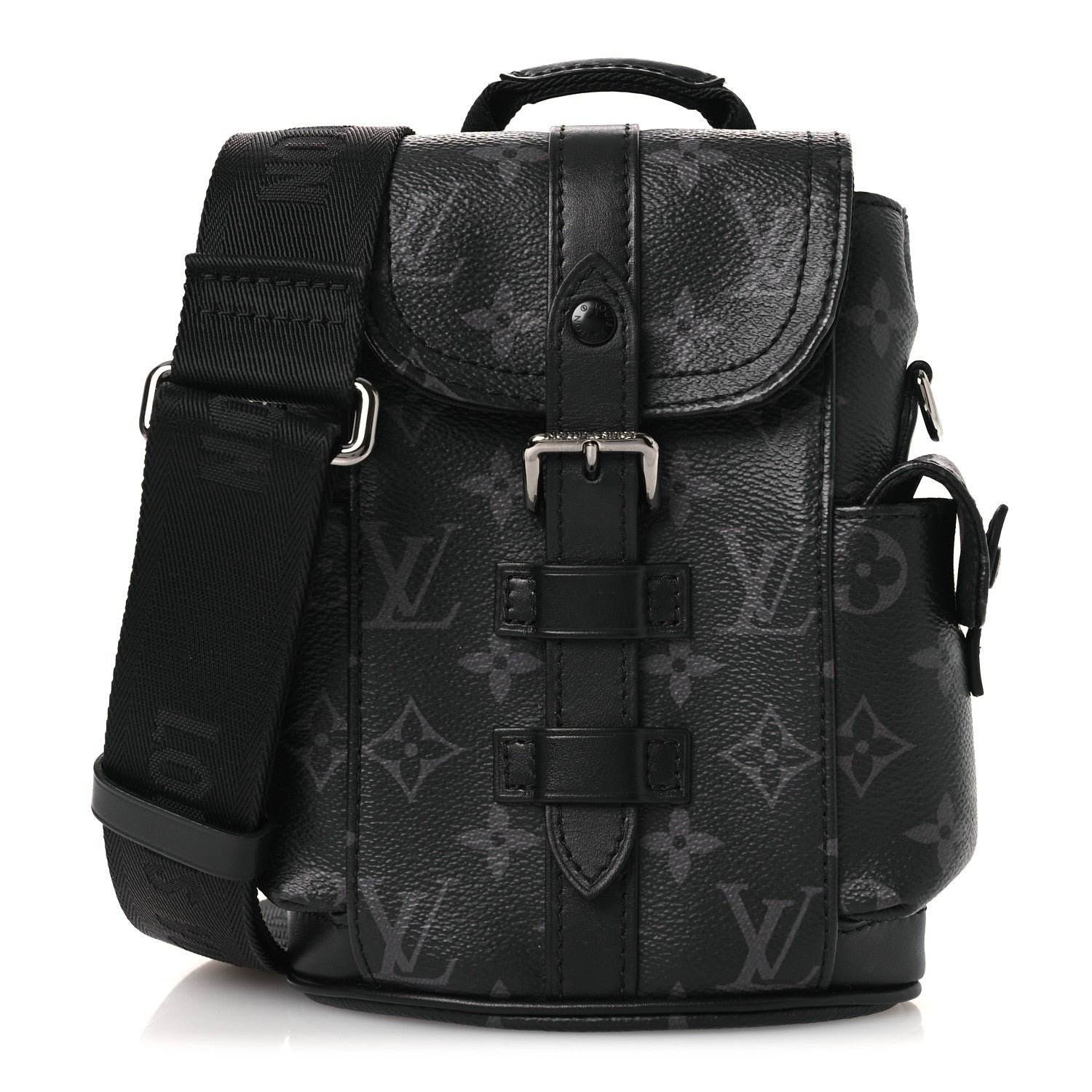 Louis Vuitton Monogram Eclipse Nano Christopher Backpack Black