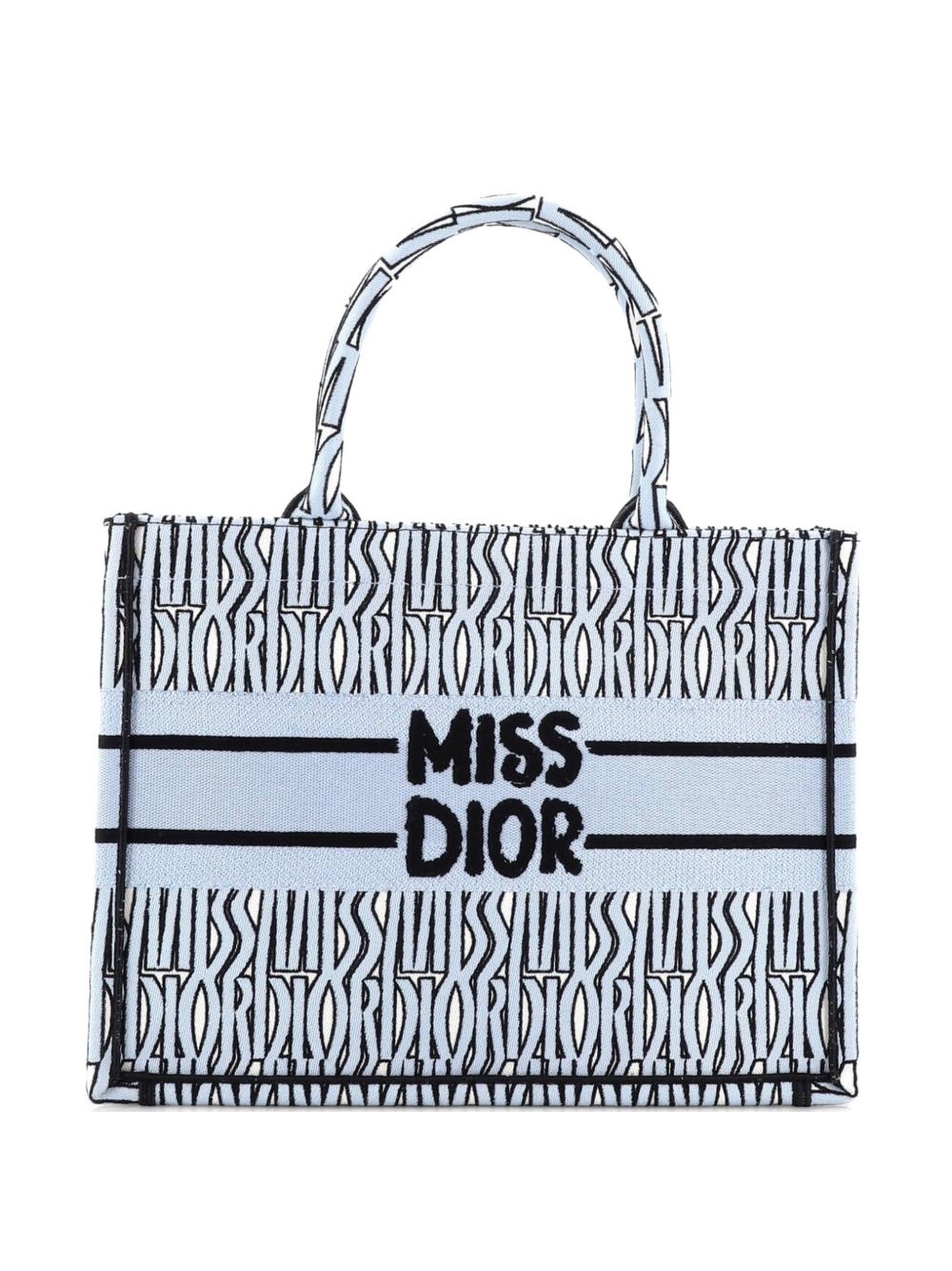 Miss Dior Book Embroidered Canvas Medium tote bag