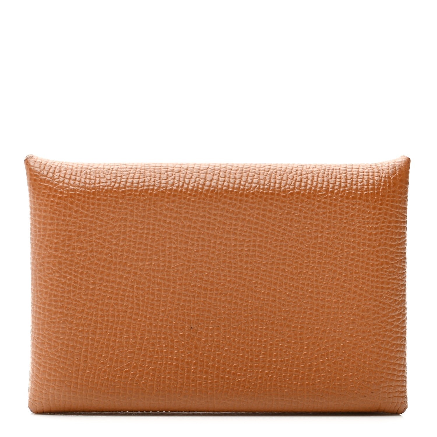 Hermes Epsom Calvi Card Case Gold
