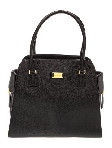 Leather Top Handle Bag