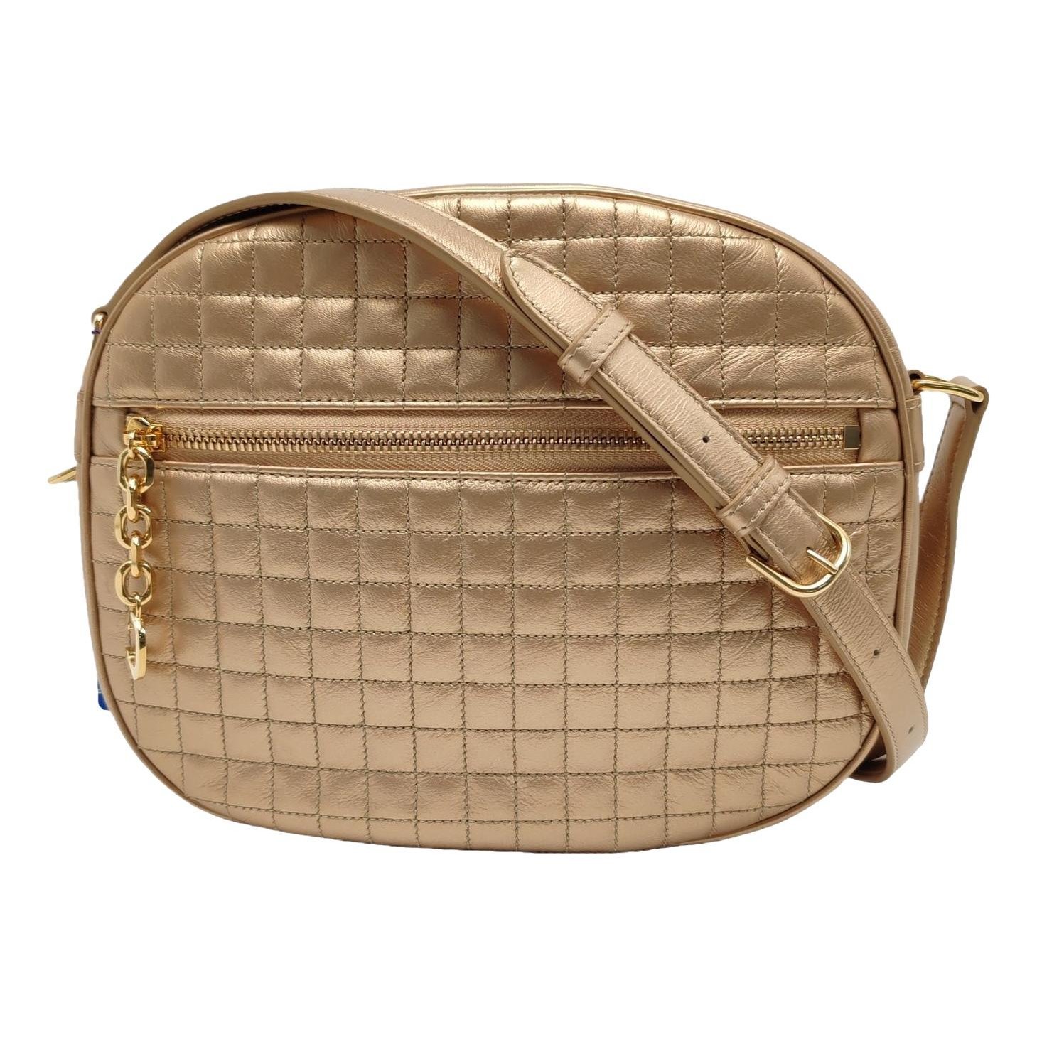 Charm leather handbag