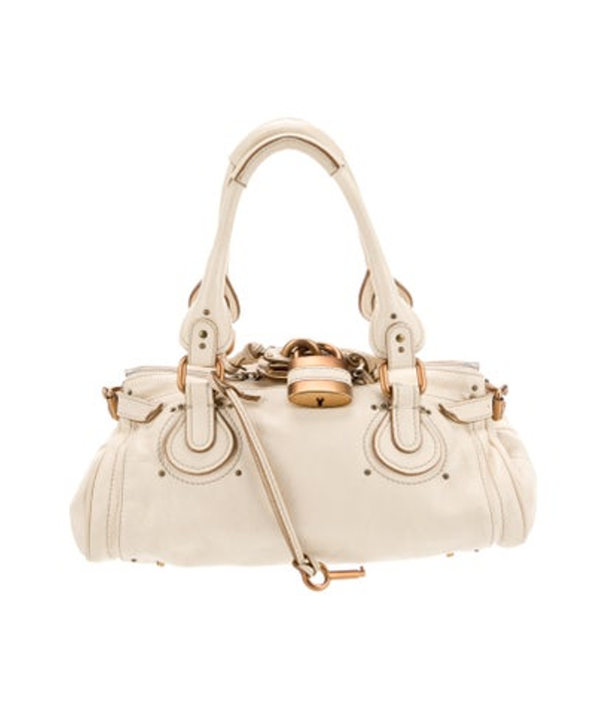 Chloe Leather Paddington Satchel Bag Medium